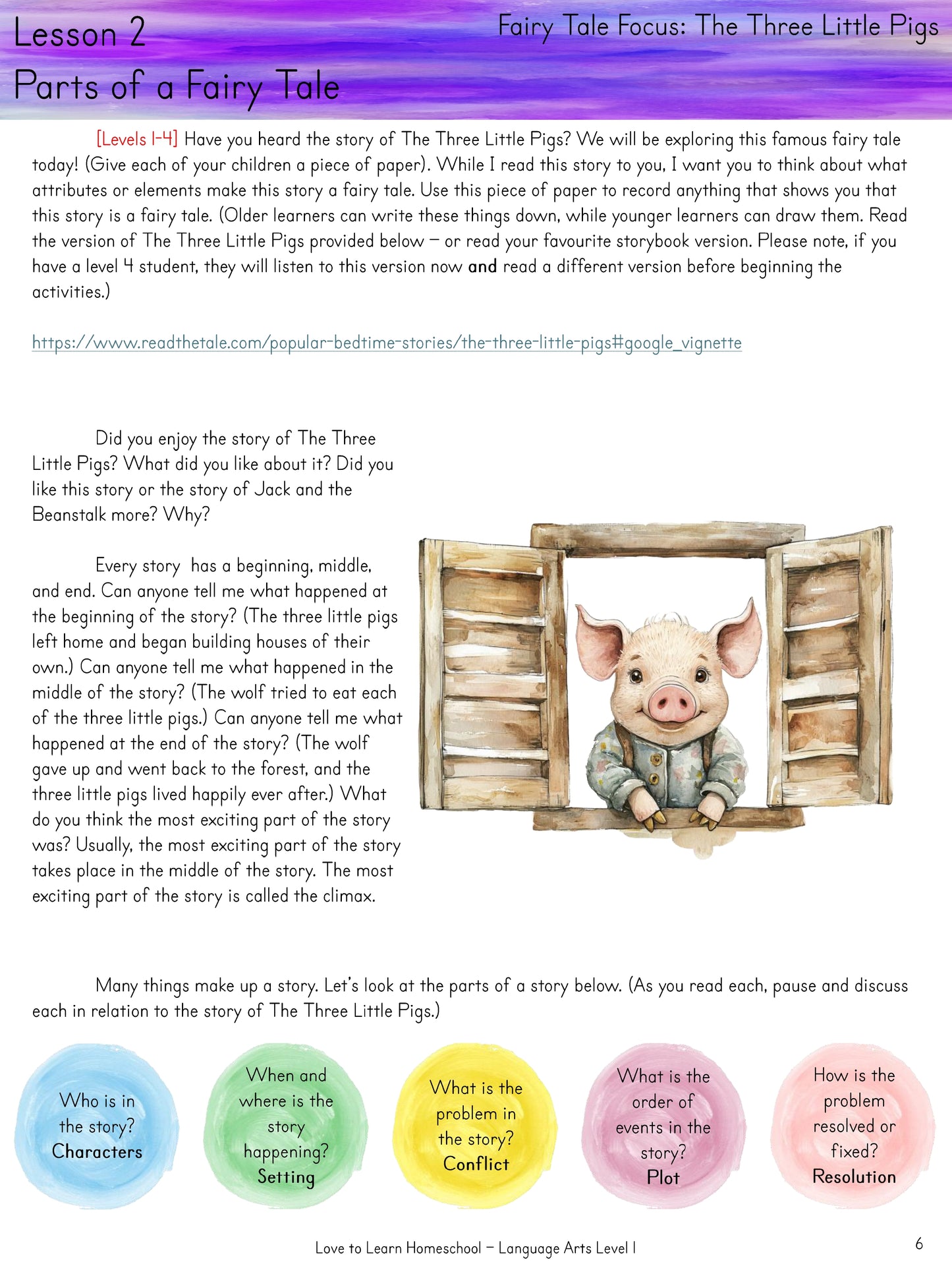 Fairy Tales Teacher's Guide